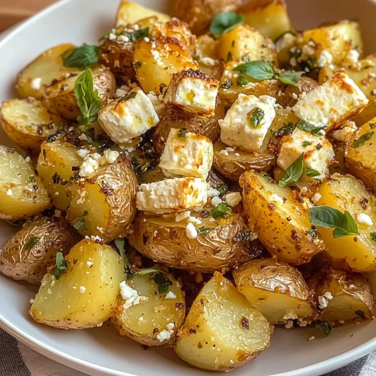 Baked Feta Potatoes
