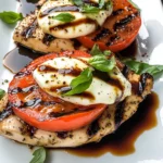 Caprese Grilled Chicken with Balsamic Reduction Recipe