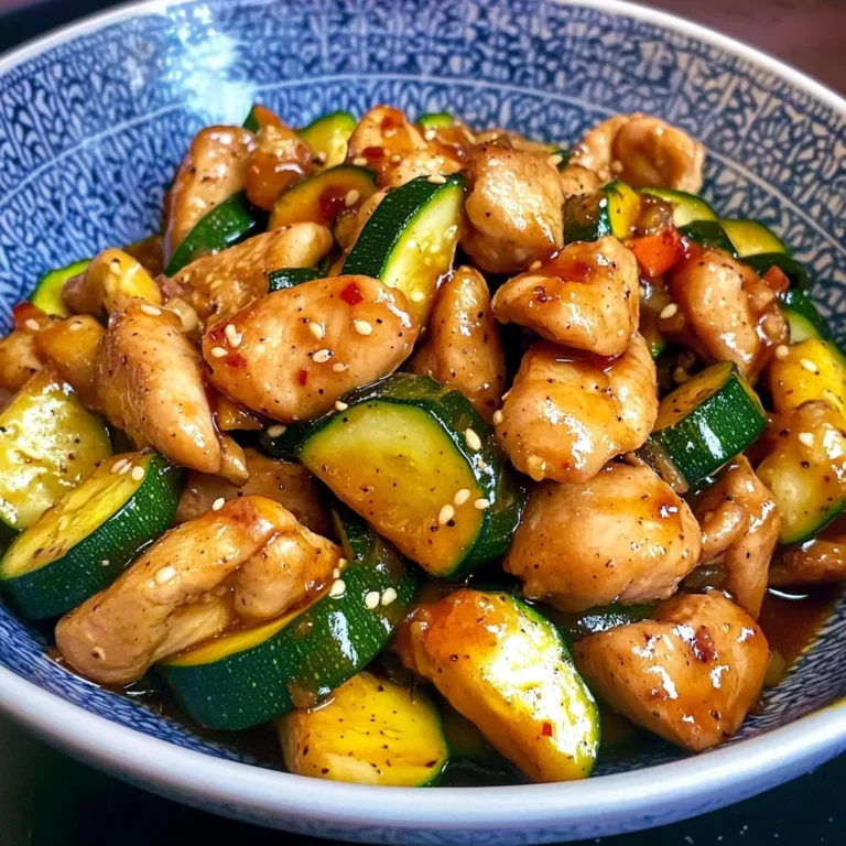 Chicken Zucchini Stir Fry