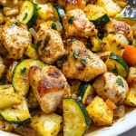 Easy Baked Chicken and Zucchini Recipe