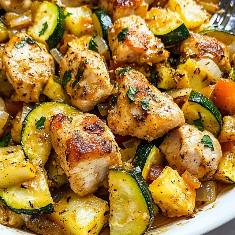 Easy Baked Chicken and Zucchini Recipe