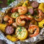 Grilled Shrimp Boil Packets