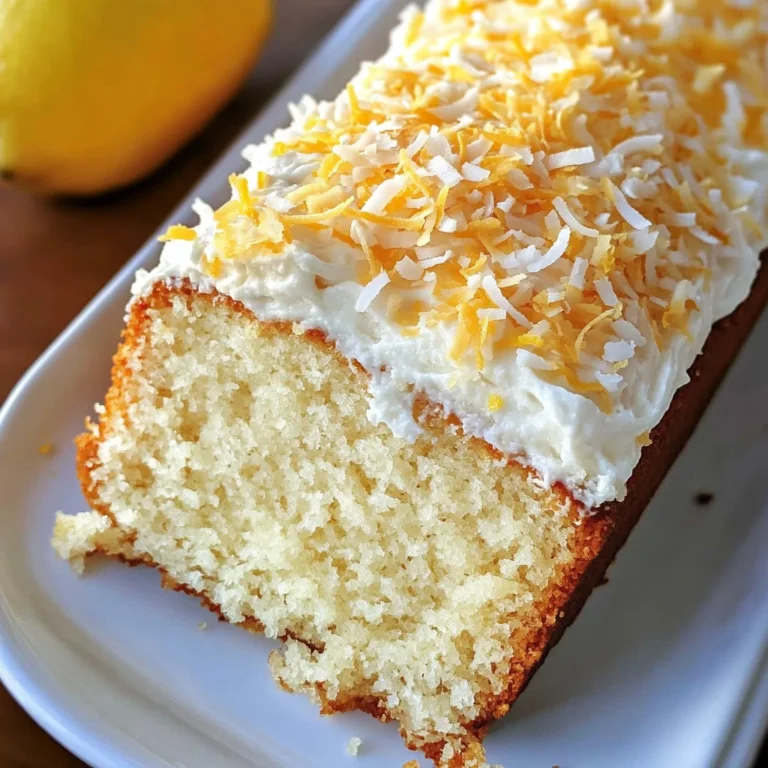 Lemon Coconut Cake