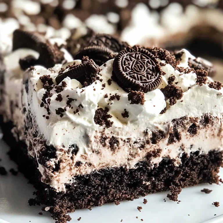 Oreo Poke Cake