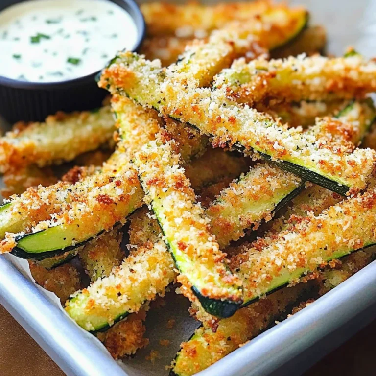 Parmesan Zucchini Fries
