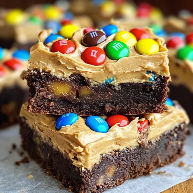 Peanut Butter Whip Brownies