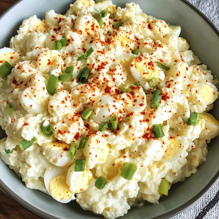 Simple Cottage Cheese Egg Salad