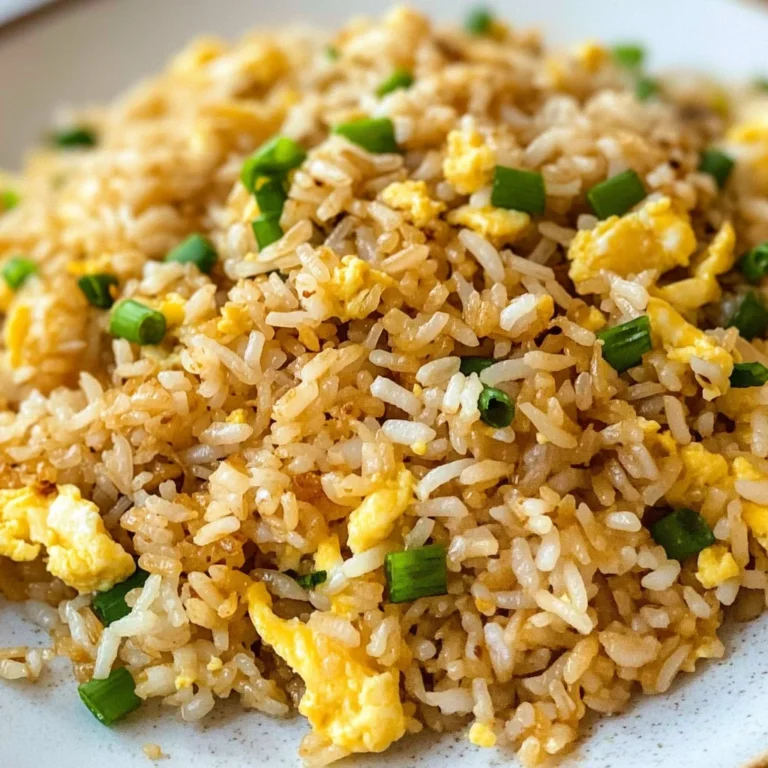 10 min. Easy Egg Fried Rice (only 6 ingredients!)