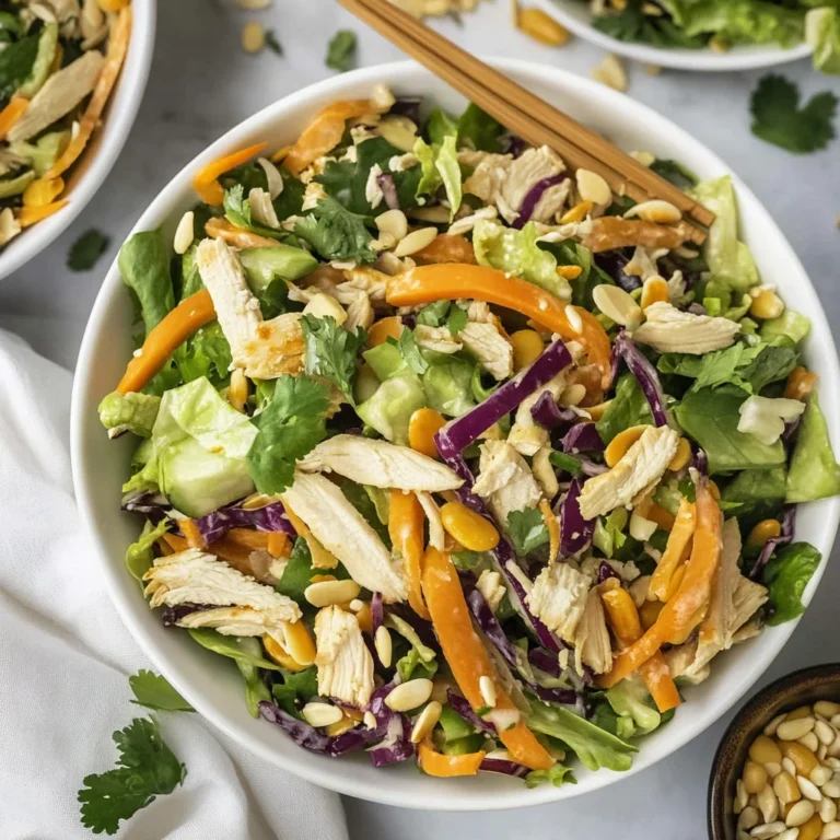 Asian Chicken Salad With Ginger Dressing