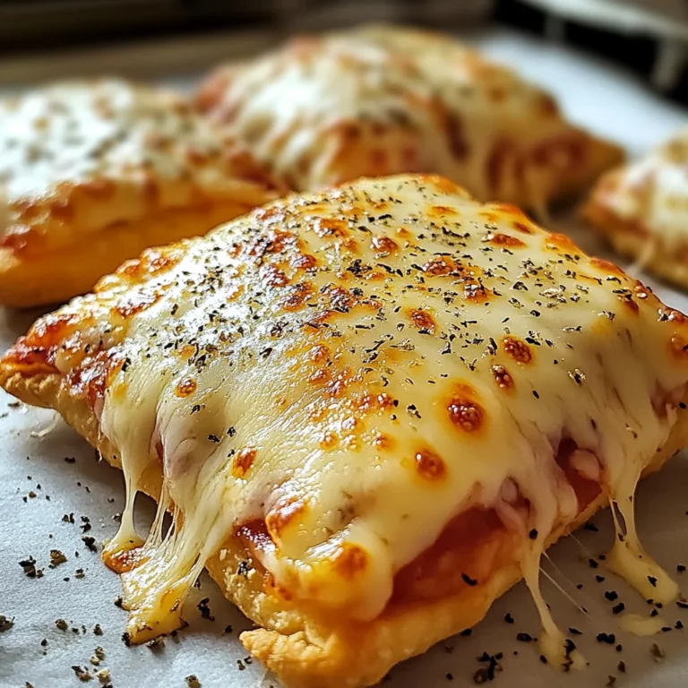 Homemade Easy Cheesy Pizza Pockets