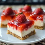 No-Bake Strawberry Cheesecake Bars