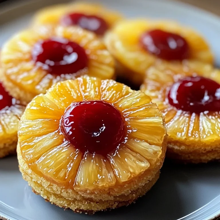 Pineapple Upside-Down Cookies: A Fun Twist on a Classic Dessert