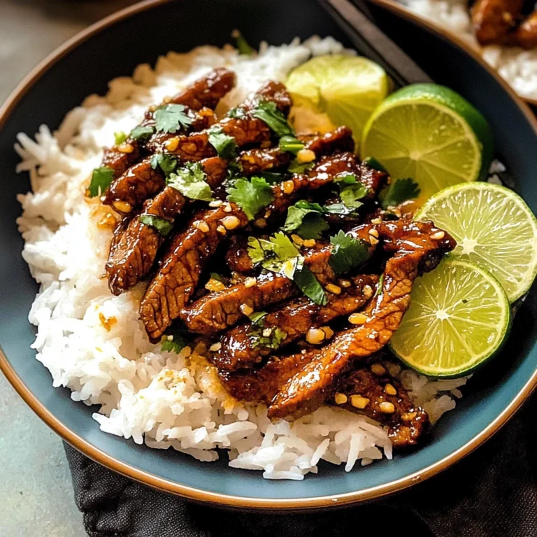 Sticky Honey Garlic beef