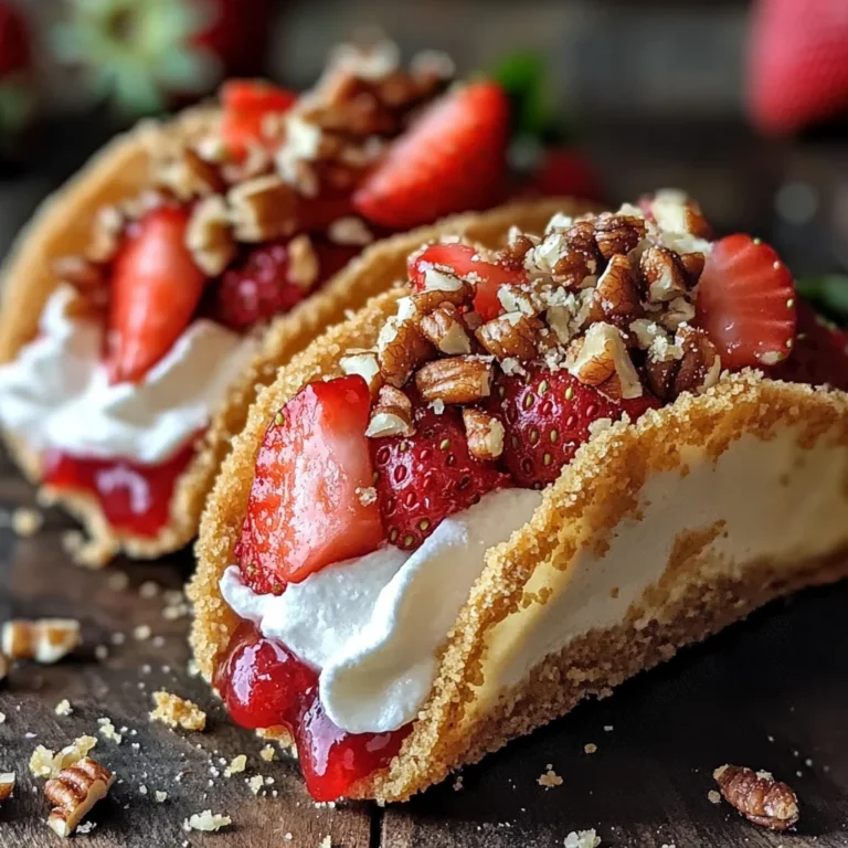 Strawberry Crunch Cheesecake Tacos