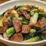 Beef and Bok Choy Stir Fry