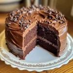 Chocolate Pound Cake with Chocolate Frosting