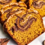 Cinnamon Swirl Pumpkin Bread Mini Loaves