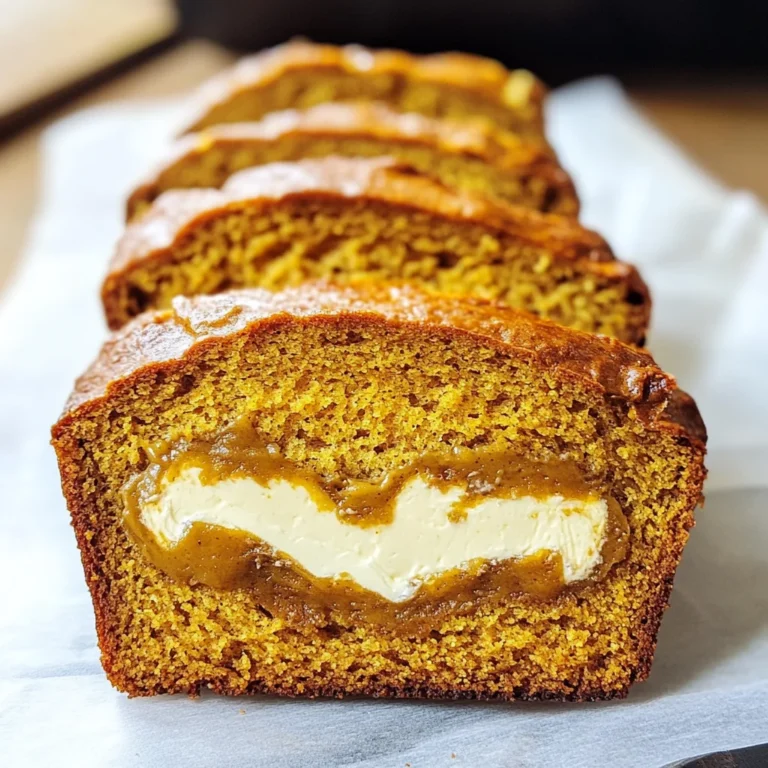 Cream Cheese-Filled Pumpkin Bread