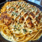 Creamy Cajun Chicken Spaghetti