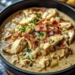 Creamy Chicken & Bacon Stroganoff
