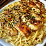 Creamy Garlic Chicken Linguine