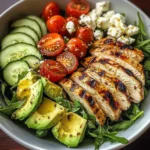 Grilled Chicken & Avocado Power Salad