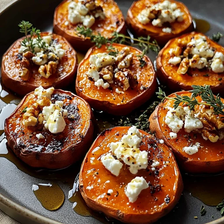 Honey Feta Sweet Potato Rounds: A Delicious & Easy Recipe