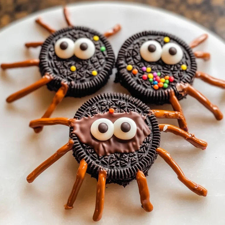 Oreo Spider Halloween Cookies