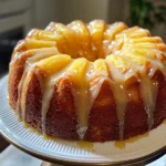 Pineapple Pound Cake with Pineapple Glaze
