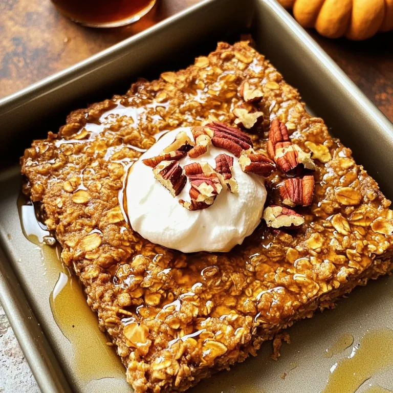 Pumpkin Baked Oatmeal