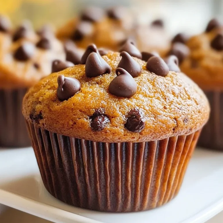 Pumpkin Chocolate Chip Muffins