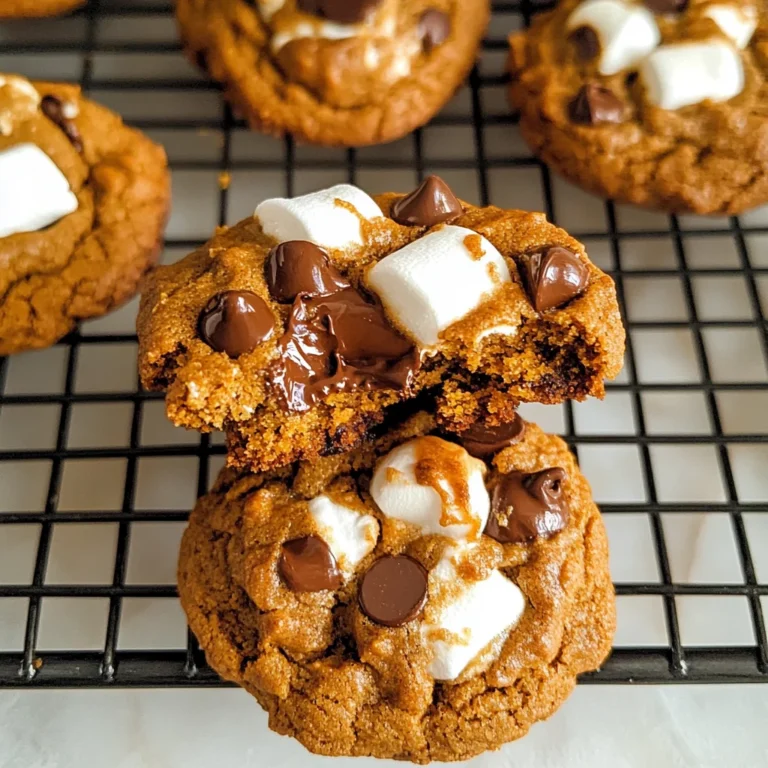 Pumpkin S'mores Cookies