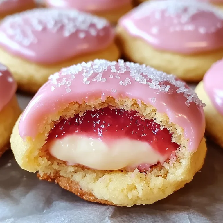 Soft Strawberry Cheesecake Cookies - Sweet & Creamy Bites