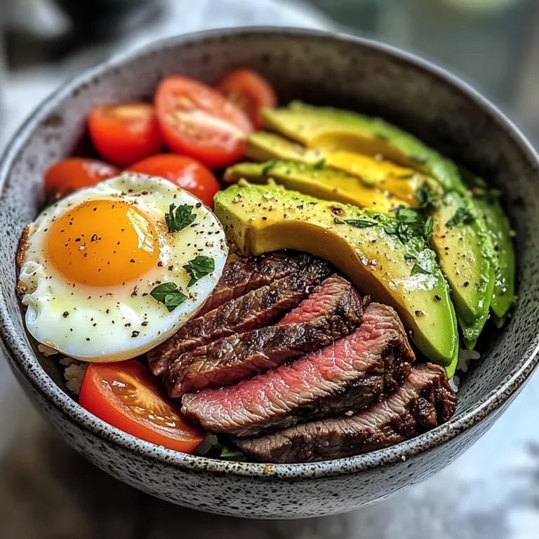 Steak and Eggs Breakfast Bowl