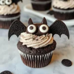 Vegan Oreo Bat Cupcakes