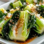 Baby Bok Choy with Soy Sauce and Garlic