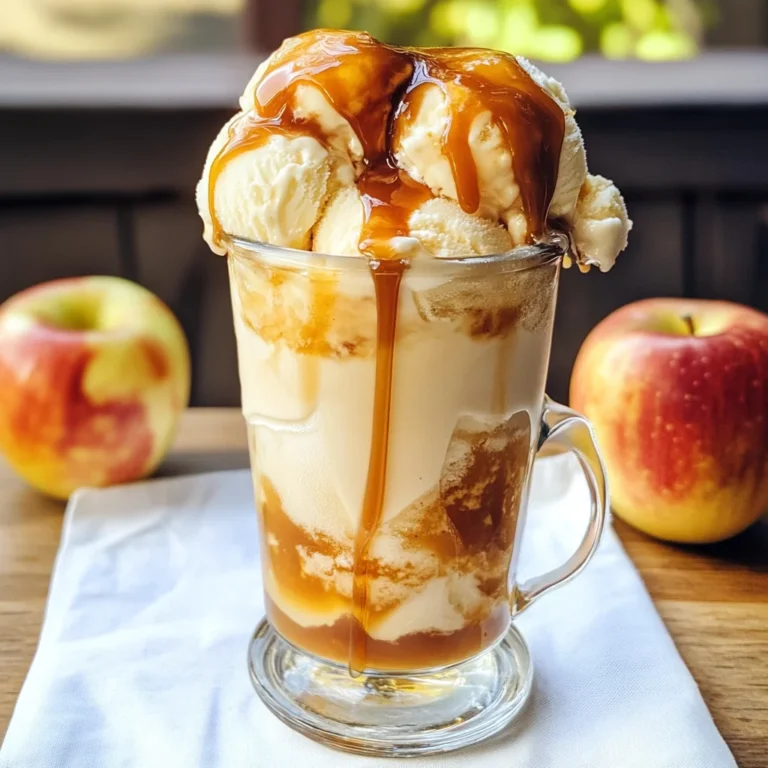 Caramel Apple Cider Float Recipe