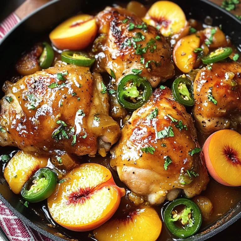 Jalapeno Peach Chicken
