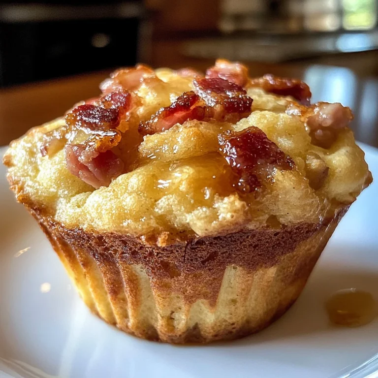 Maple Turkey Bacon Pancake Muffins: A Sweet 180-Calorie Delight