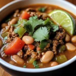 Pinto Beans Green Chile And Beef Soup