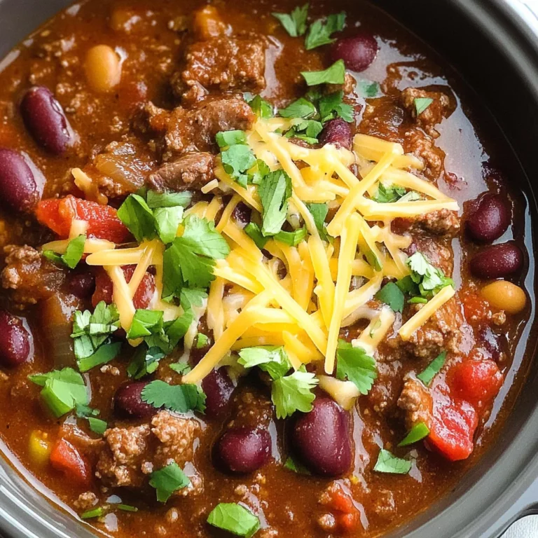 Slow Cooker Chili Con Carne