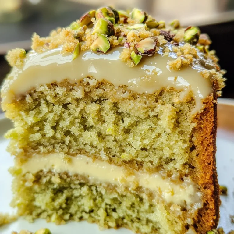 Vegan Pistachio Coffee Cake