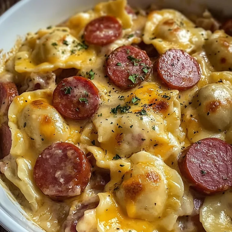 Classic Crockpot Pierogi Casserole with Kielbasa - loudasrecipes