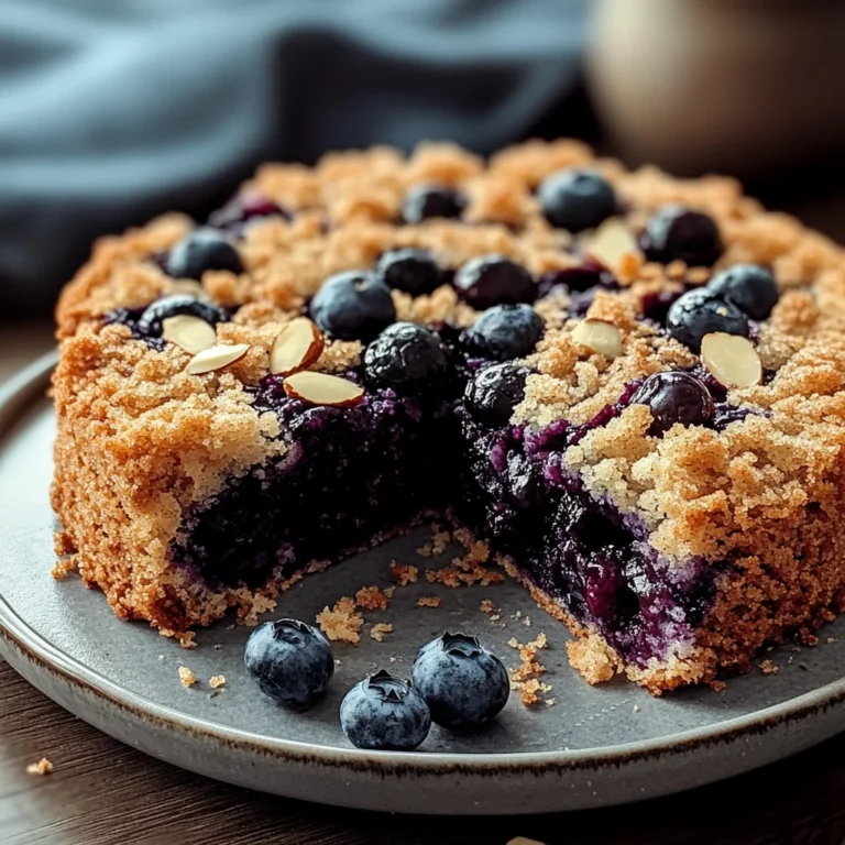German Blueberry Cake
