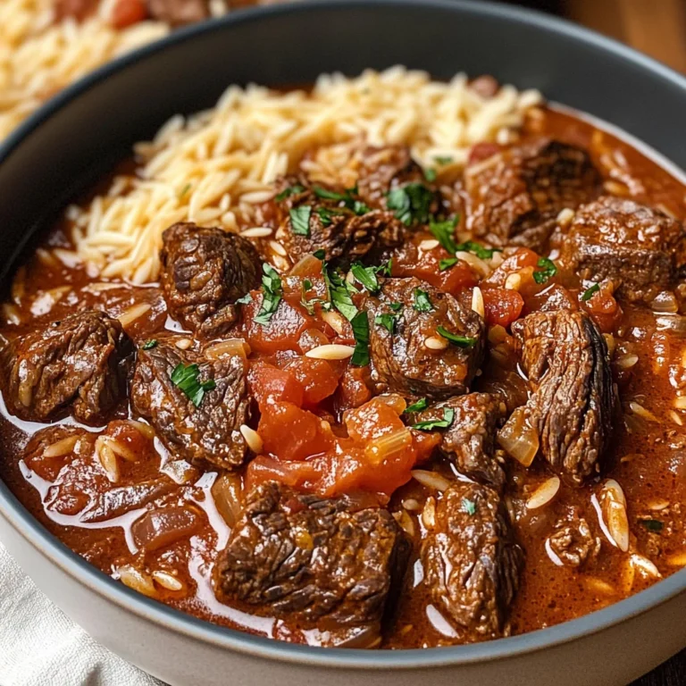 Giouvetsi Greek Beef Stew