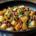 Ground turkey with potatoes