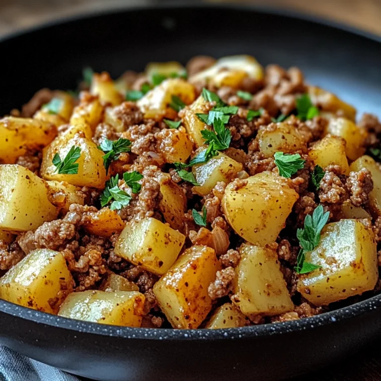 Ground turkey with potatoes