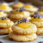 Lemon Lavender Thumbprint Cookies