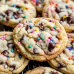Cake Batter Chocolate Chip Cookies