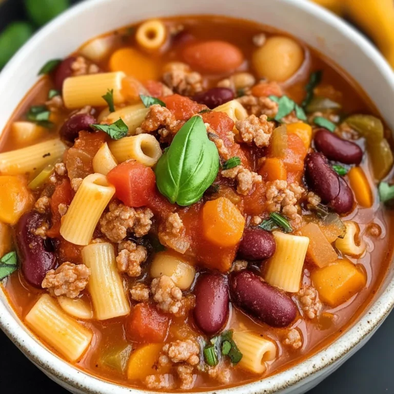 Copycat Pasta e Fagioli Soup Dutch Oven Recipe